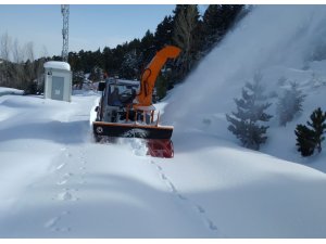 Gölcük yayla yolu açıldı
