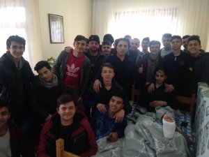 Serkan’a geçmiş olsun ziyareti