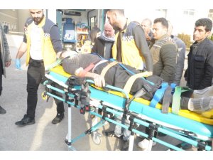 Hafif ticari araç takla attı: 6 yaralı
