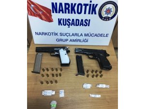 Kuşadası polisinden uyuşturucu baskını
