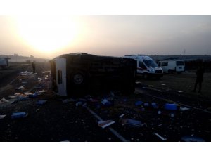 Midyat’ta trafik kazası: 1 yaralı