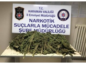 Karaman’da uyuşturucu operasyonu