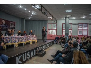 CHP Kuşadası Belediye Başkan Adayı Ömer Günel Güzelçamlı sakinleri ile buluştu