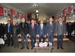 MHP Sivas Milletvekili Özyürek seçim bürosu açılışına katıldı