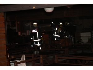 Başkent’te restoranda korkutan yangın
