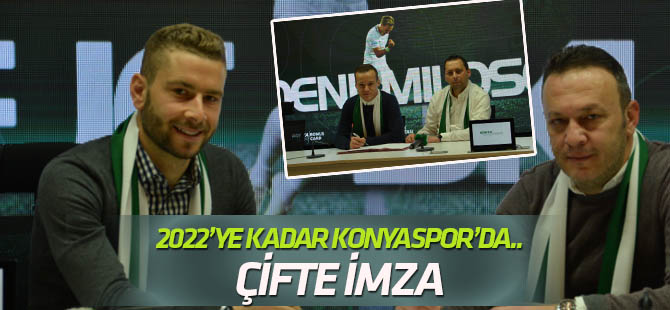Konyaspor'da Skubic ve Milosevic'ten 3'er yıllık imza