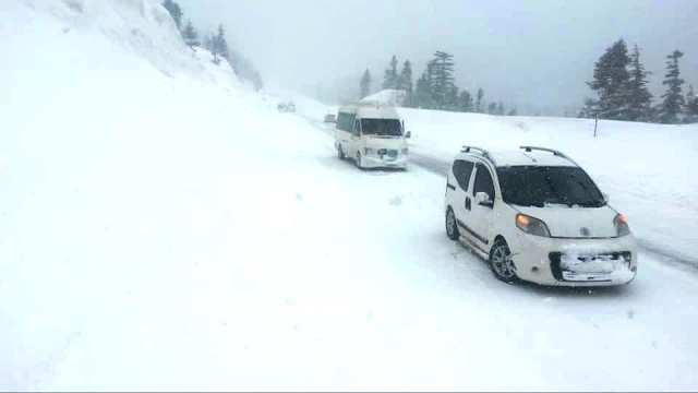 Seydişehir-Antalya yolunda ulaşım güçlükle sağlanıyor