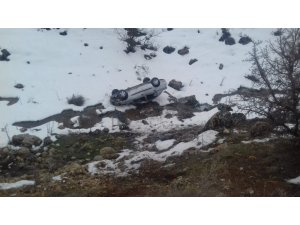 Otomobil takla attı: 1 yaralı