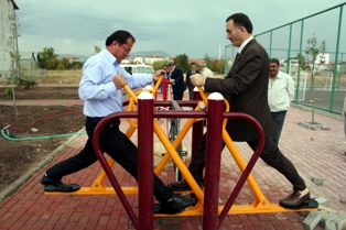 Beyşehir'de her mahalleye spor alanı