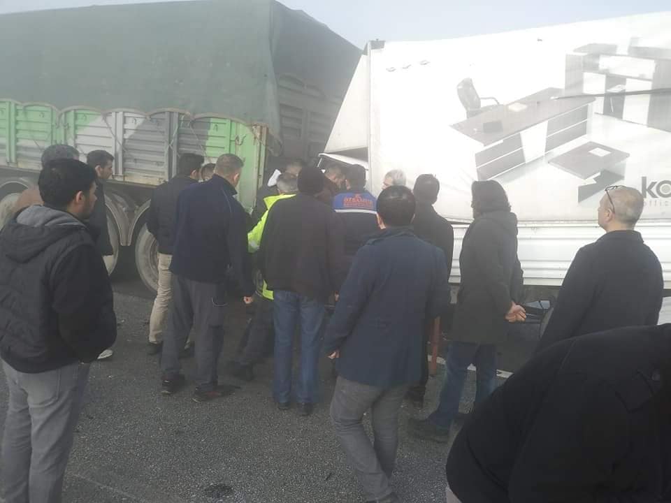 Konya'da Zincirleme Trafik Kazası
