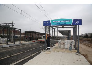 Sekapark- Plajyolu tramvay hattı 1. etabında sona doğru