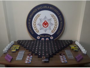 Malatya’da kaçak ilaç ile cep telefonu ele geçirildi
