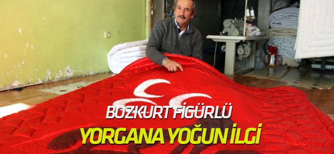Bozkurt Figürlü Yorgana Yoğun İlgi