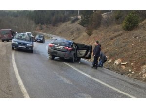 Tavşanlı’da trafik kazası: 1 yaralı