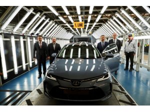 "Yeni Toyota Corolla"nın hattan çıkış töreni
