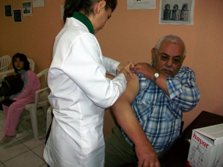 Beyşehir'de domuz gribi aşısı