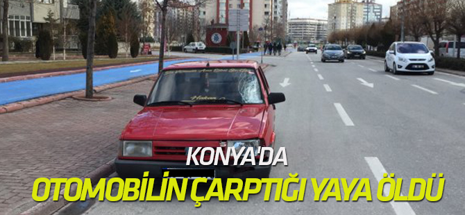 Konya'da Otomobilin Çarptığı Yaya Öldü