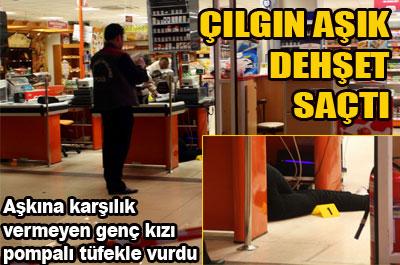 Çılgın aşığın pompalı tüfek dehşeti