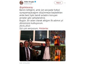 Didier Drogba Galatasaray’ı unutmadı