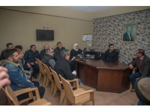CHP Adayı Ömer Günel ev ziyaretlerine devam ediyor