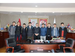 Başkan şampiyonları ağırladı