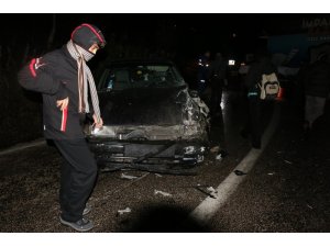 Kastamonu’da kamyon ile otomobil çarpıştı: 1 yaralı