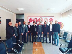 AK Parti adayı Kırteke’den MHP’ye ziyaret