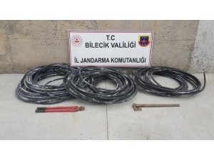 Hızlı tren hattı kablosunu çalan şüpheli tutuklandı