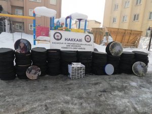 Hakkari’de kaçak malzeme ele geçirildi