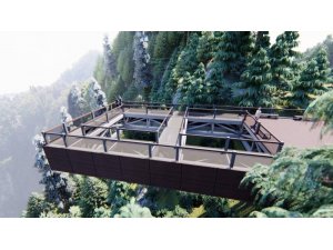 Kazdağları Şahinderesi Kanyonu’na cam seyir terası