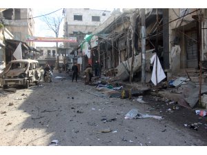 GÜNCELLEME  - Esed rejiminden İdlib'e saldırı