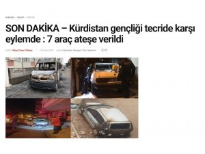 PKK’nın üstlendiği olayı eski sevgili gerçekleştirmiş