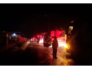 Silivri’de fabrika yangını