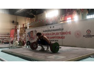 Viranşehirli halterci Türkiye şampiyonu oldu