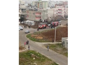 Evde çıkan yangını korkuttu