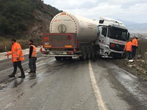 Şoförün manevrası faciayı önledi