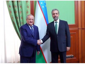 Özbekistan Dışişleri Bakanı Kamilov, Türkiye’nin yeni Taşkent Büyükelçisini kabul etti