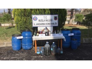Jandarmadan sahte içki evlerine operasyon