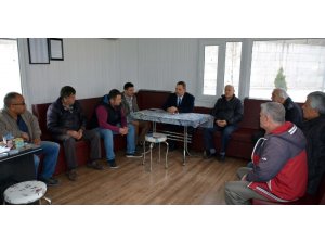 Başkan Uysal taksici esnafıyla biraraya geldi
