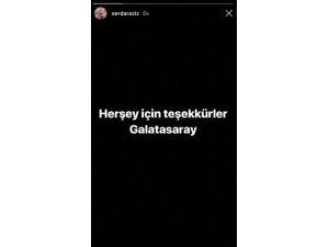 Serdar Aziz’den Galatasaray’a teşekkür