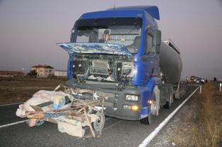 Aksaray'da trafik kazası: 1 ölü
