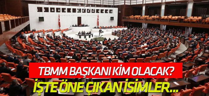 Yıldırım'ın istifasının ardından TBMM başkanı kim olacak?
