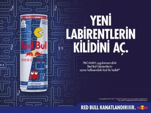 Efsane oyun PAC-MAN Red Bull kutusunda