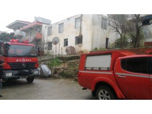 Milas’ta ev yangını