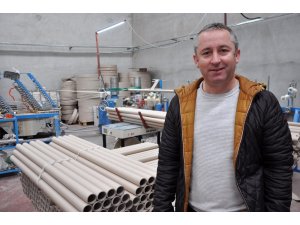 Karton rolik üretimi ile doğa korunuyor ekonomi canlanıyor