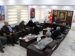 Gaziler’den Başkan Tutal’a ziyaret