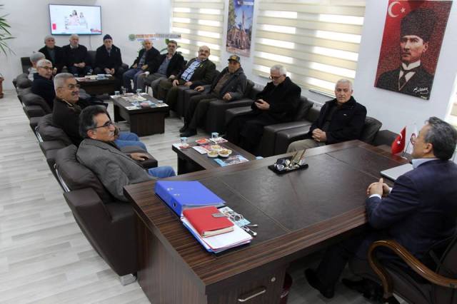 Gaziler’den Başkan Tutal’a ziyaret