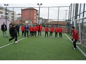 Penaltı atışı Bahar kaymakamdan