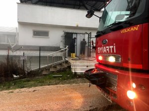 Fethiye’de erkek öğrenci yurdunda yangın