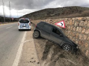 Trafik levhası olası faciayı önledi
